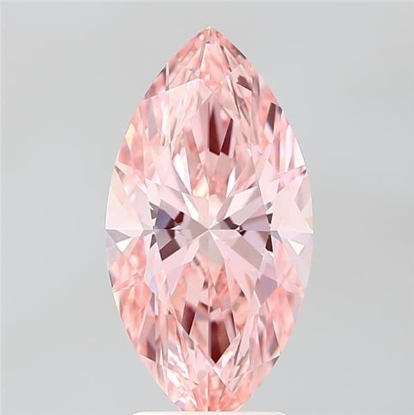 Loose Diamond - MARQUISE 3.07ct Fancy Vivid Pink VVS2