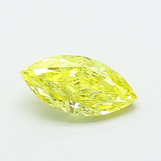 Loose Diamond - MARQUISE 0.52ct Fancy Intense Yellow VVS2