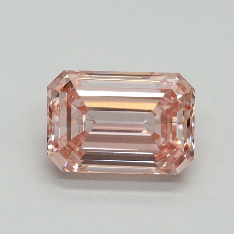 Loose Diamond - EMERALD 1.06ct Fancy Intense Pink VS2