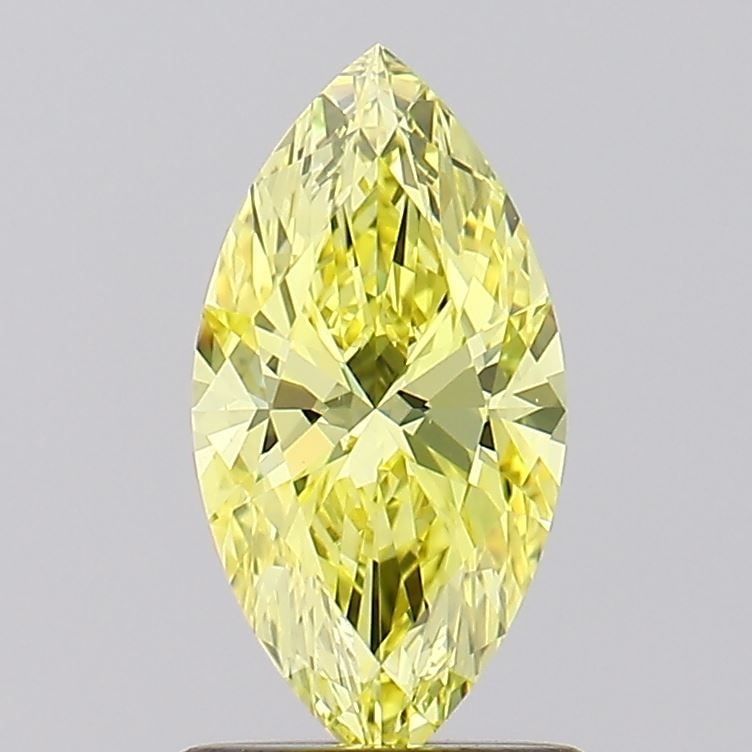 Loose Diamond - MARQUISE 1.03ct Fancy Intense Yellow VS1: Loose Diamond - MARQUISE 1.03ct Fancy Intense Yellow VS1 Source: This is a real non-mined Diamond that has been grown in a lab Shape: MARQUISE Carats: 1.03 Color: Fancy Intense Yellow Certification: I