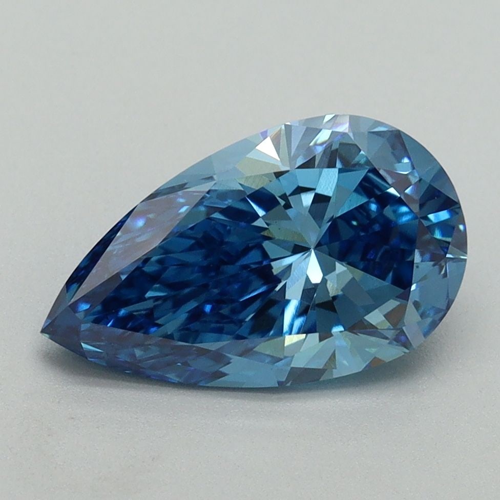 Loose Diamond - PEAR 2.0ct Fancy Vivid Blue VS1