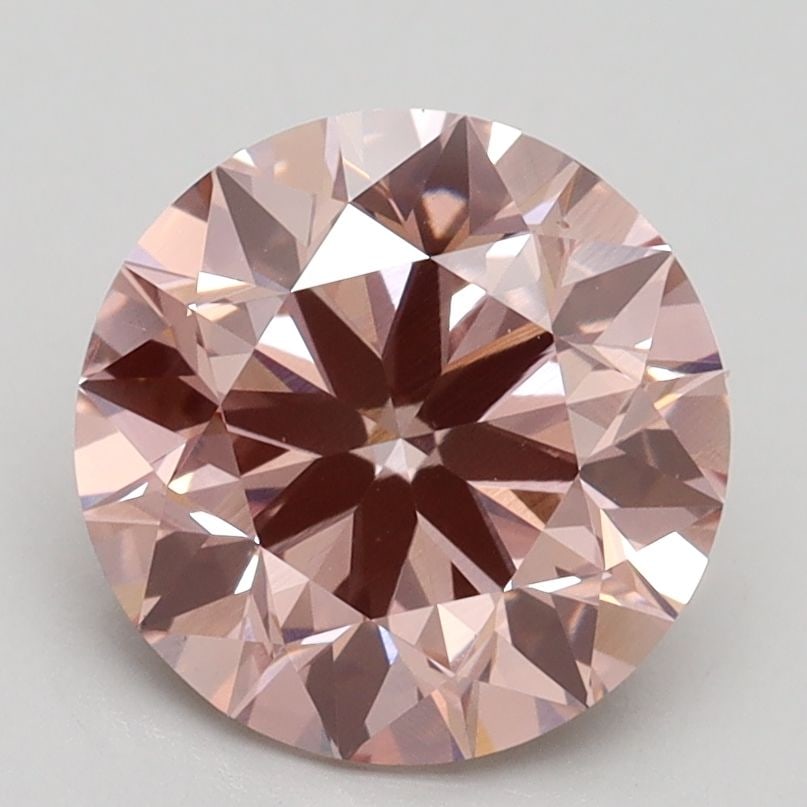 Loose Diamond - ROUND 2.56ct Fancy Intense Pink VS2