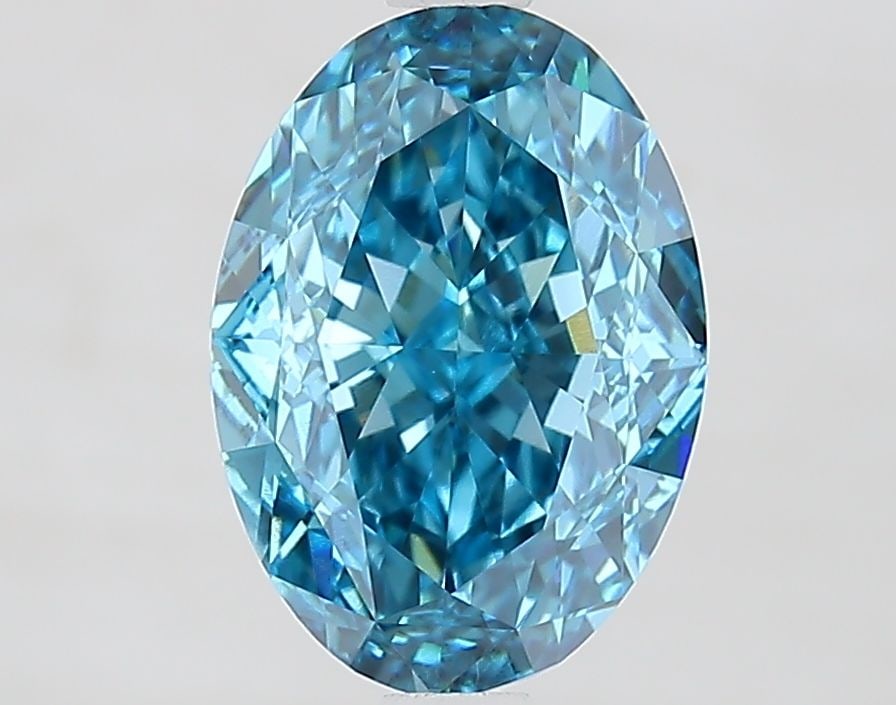 Loose Diamond - OVAL 2.58ct Fancy Vivid Blue VS1
