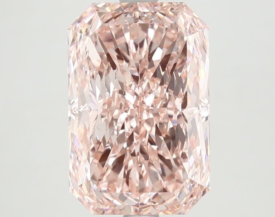 Loose Diamond - RADIANT 3.42ct Fancy Vivid Pink VS1