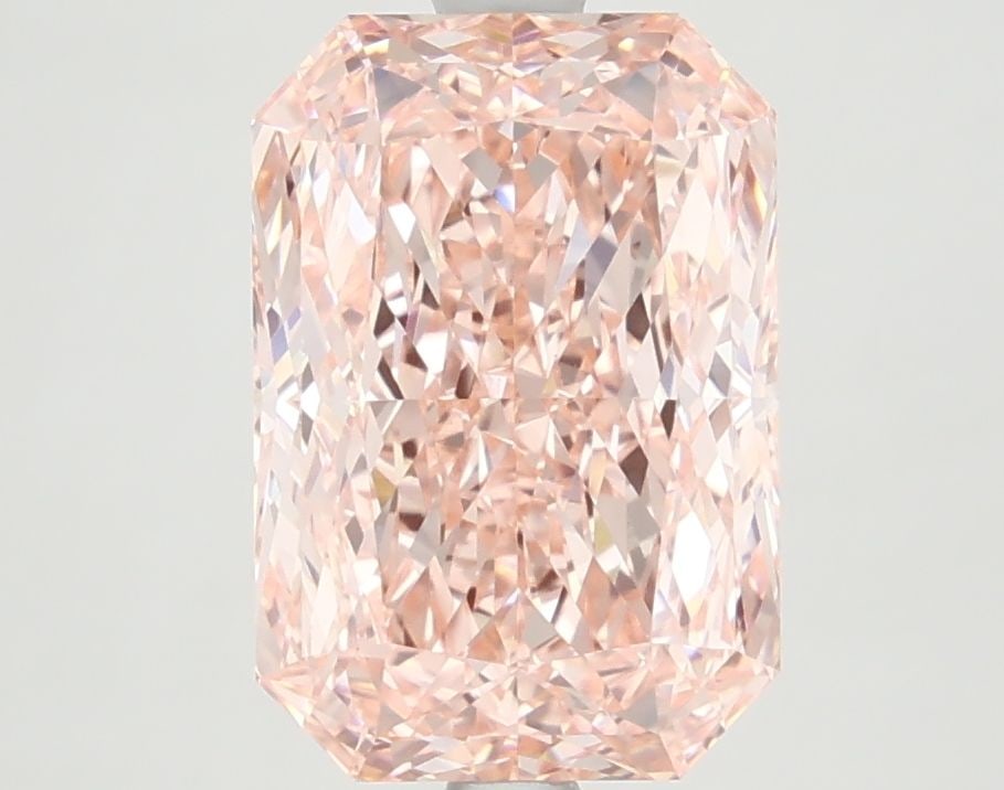 Loose Diamond - RADIANT 3.97ct Fancy Vivid Pink VVS2