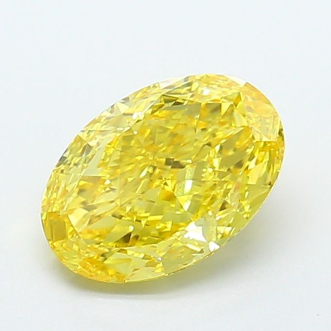 Loose Diamond - OVAL 2.61ct Fancy Vivid Yellow VVS2