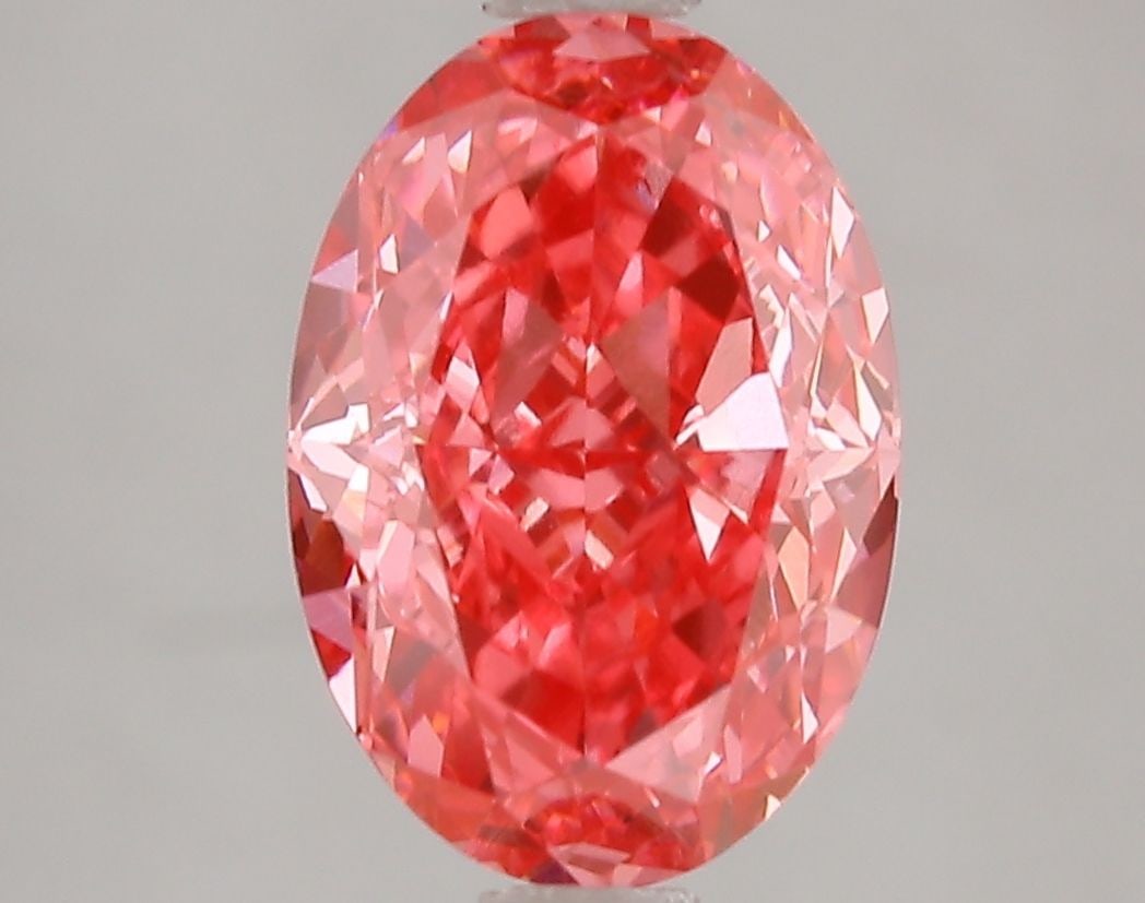 Loose Diamond - OVAL 3.01ct Fancy Vivid Pink VS2