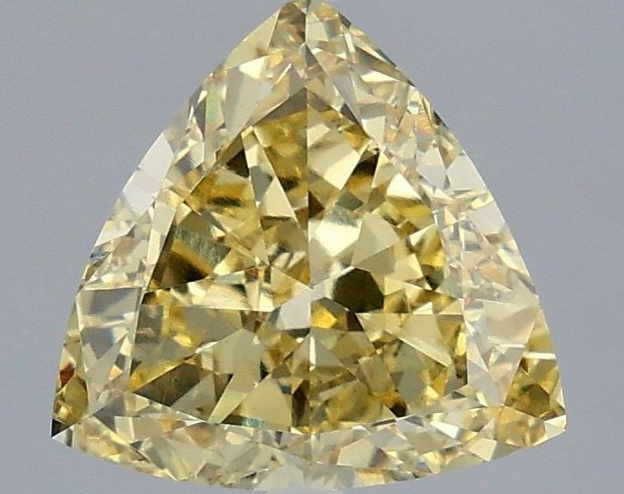 Loose Diamond - TRIANGULAR 3.06ct Fancy Yellow VS1