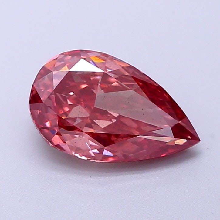 Loose Diamond - PEAR 1.66ct Fancy Vivid Brown Pink SI1
