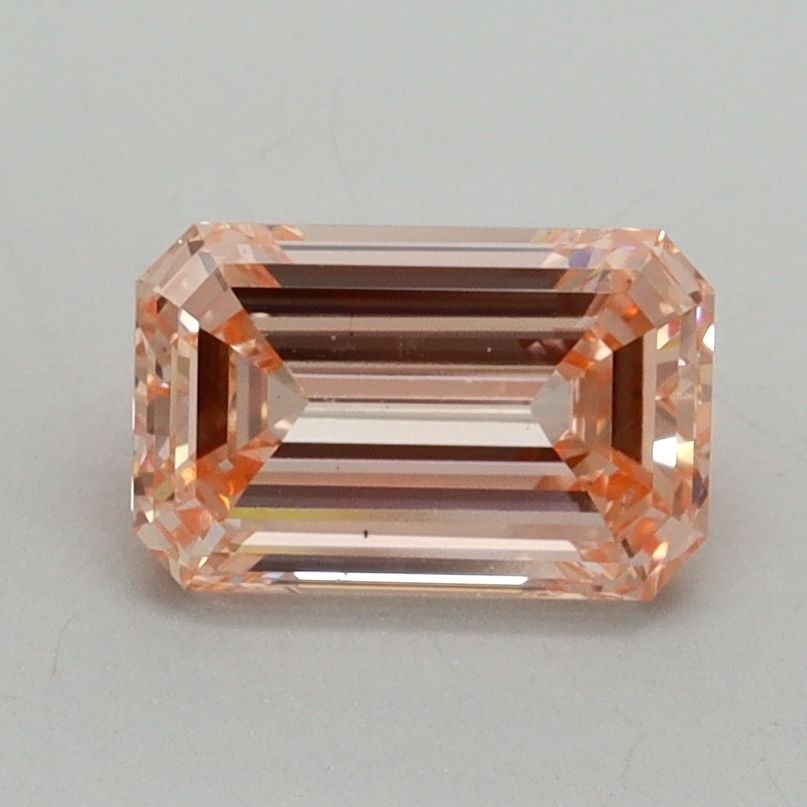 Loose Diamond - EMERALD 1.21ct Fancy Intense Pink VS1