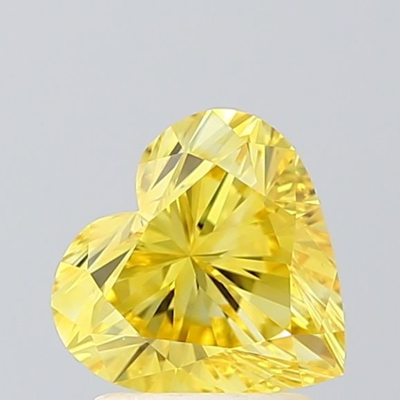 Loose Diamond - HEART 1.56ct Fancy Vivid Yellow VS1