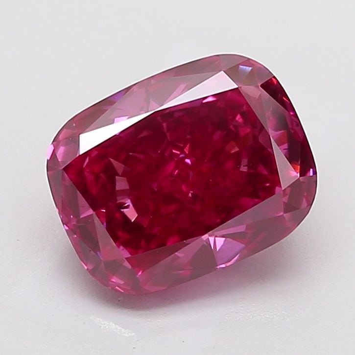 Loose Diamond - CUSHION MODIFIED 5.0ct Fancy Deep Pink VS2