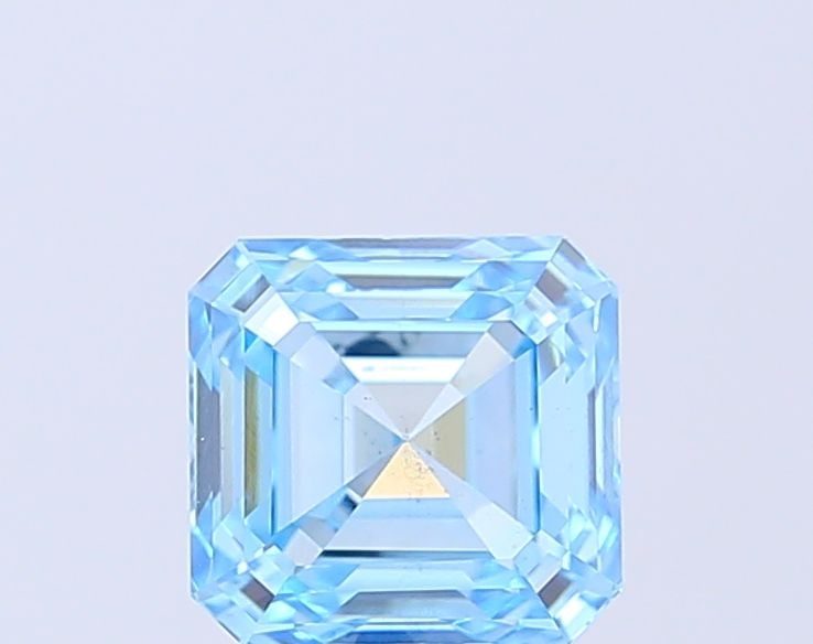 Loose Diamond - ASSCHER 2.02ct Fancy Vivid Blue VS2