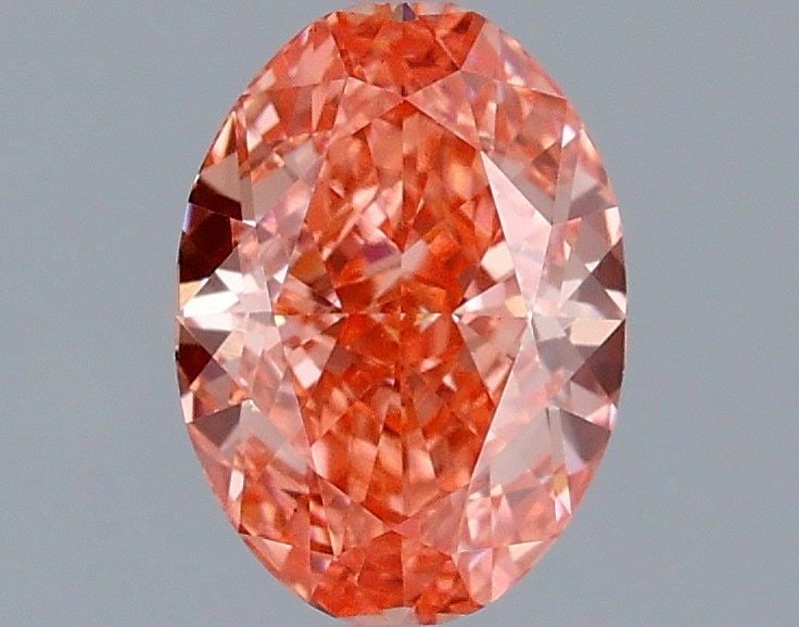 Loose Diamond - OVAL 1.1ct Fancy Vivid Pink VVS2