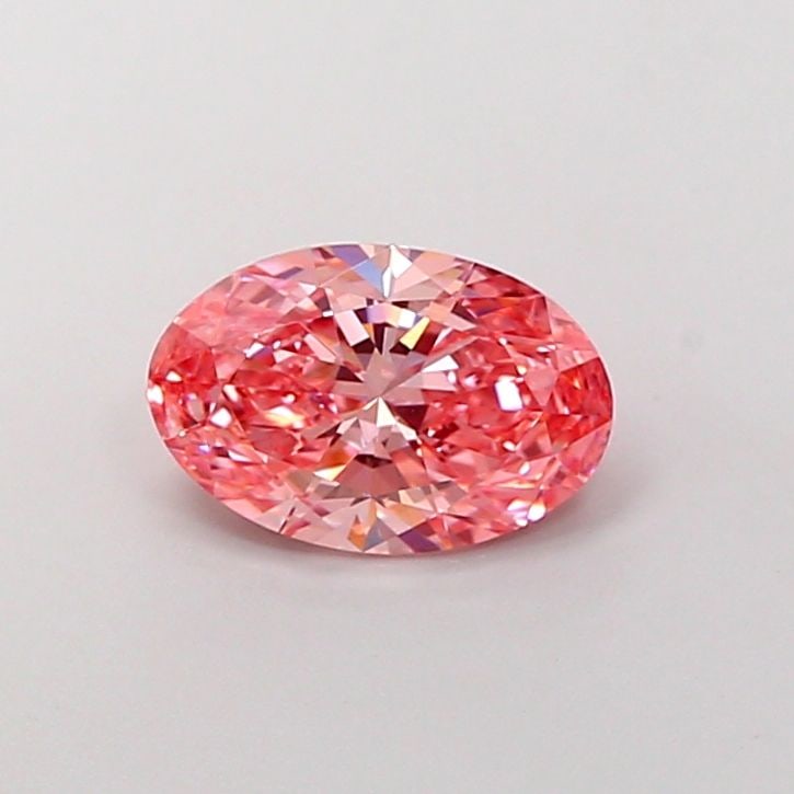 Loose Diamond - OVAL 1.73ct Fancy Vivid Pink VVS2