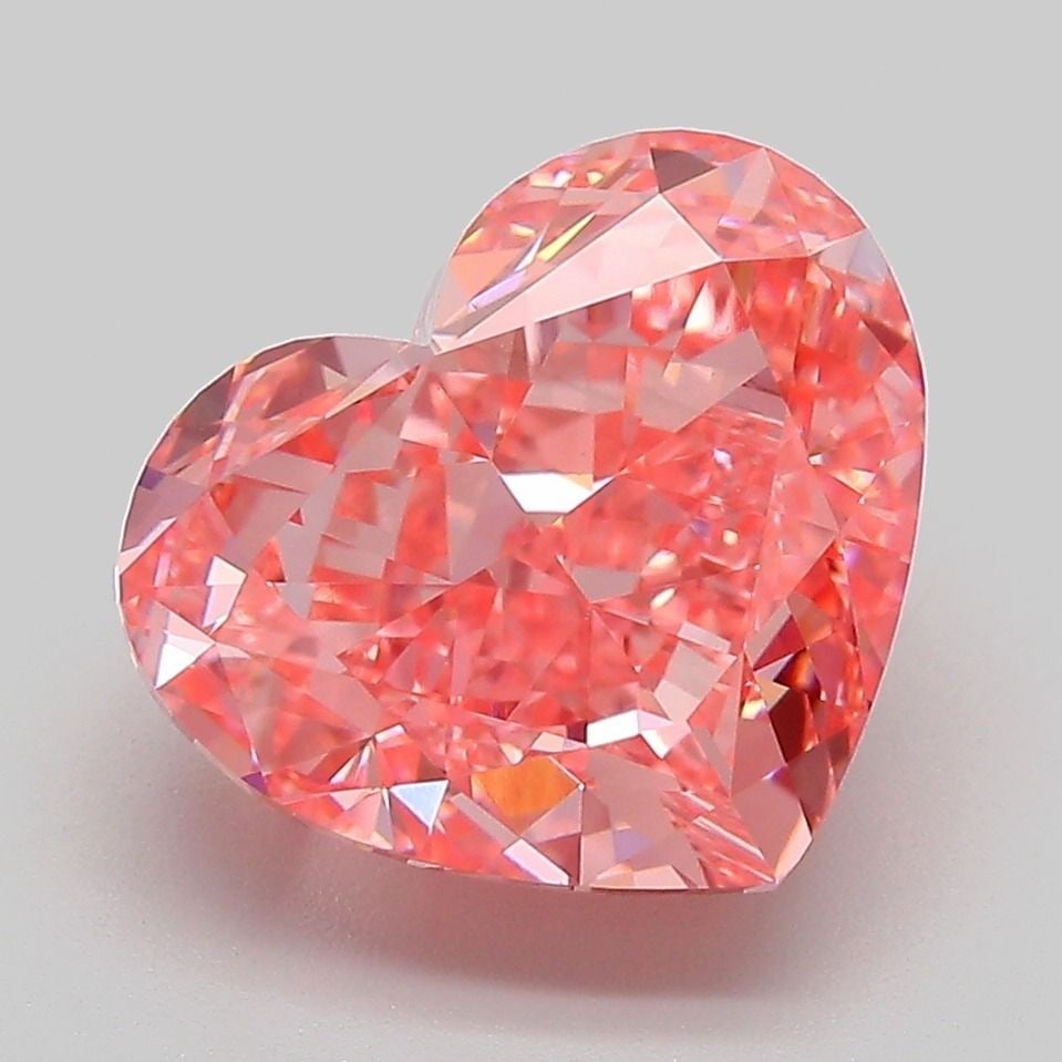 Loose Diamond - HEART 5.22ct Fancy Vivid Pink VS1