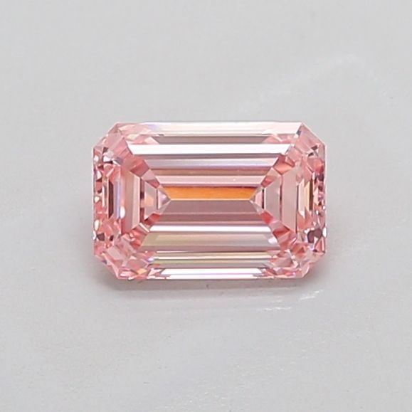 Loose Diamond - EMERALD 1.04ct Fancy Vivid Pink VVS2