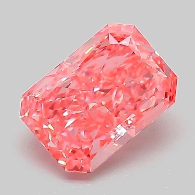 Loose Diamond - RADIANT 1.09ct Fancy Vivid Pink VVS2