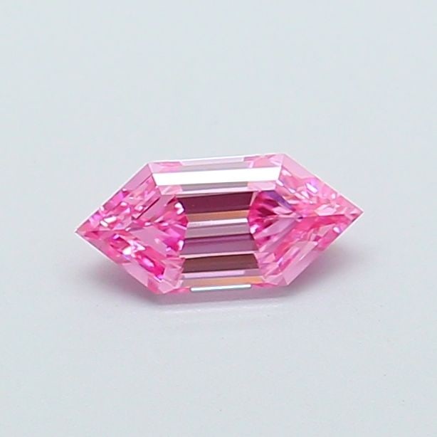Loose Diamond - HEXAGONAL 0.54ct Fancy Vivid Pink VS1