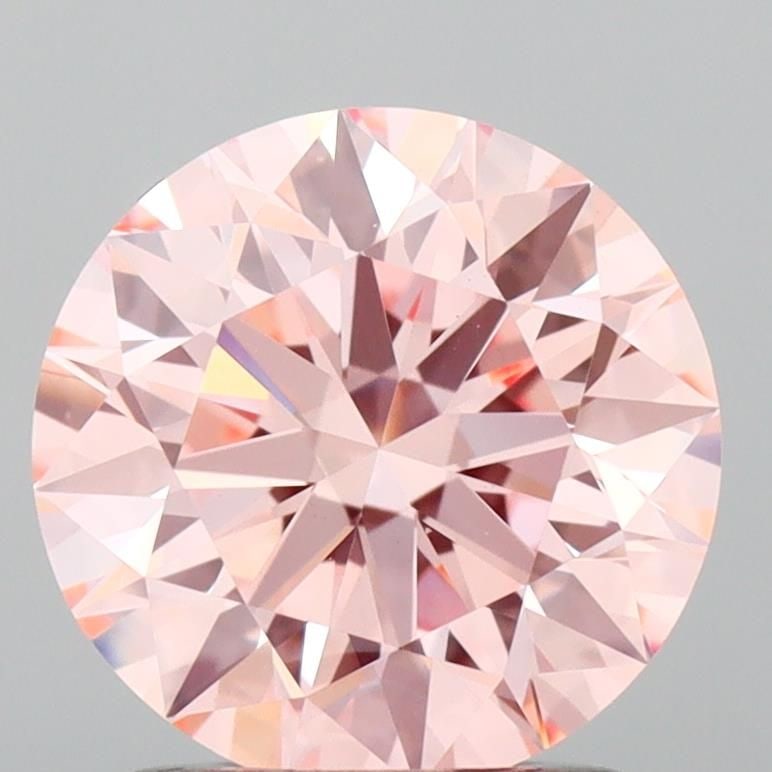 Ideal Loose Diamond - ROUND 1.53ct Fancy Intense Pink VS1