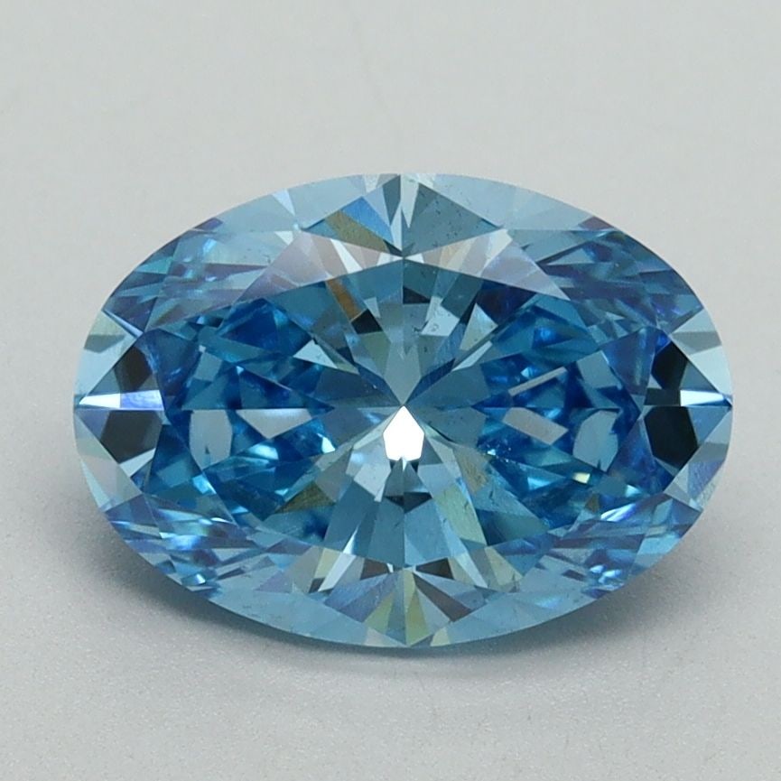 Loose Diamond - OVAL 2.01ct Fancy Vivid Blue VS2