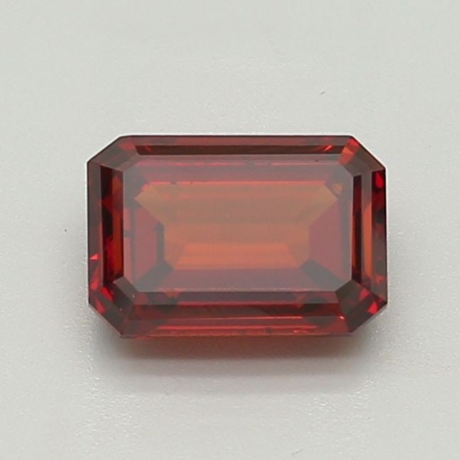 Loose Diamond - EMERALD 2.03ct Fancy Deep Orange VS2