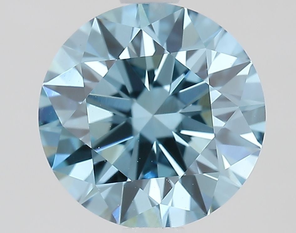 Ideal Loose Diamond - ROUND 1.67ct Fancy Vivid Blue VVS2