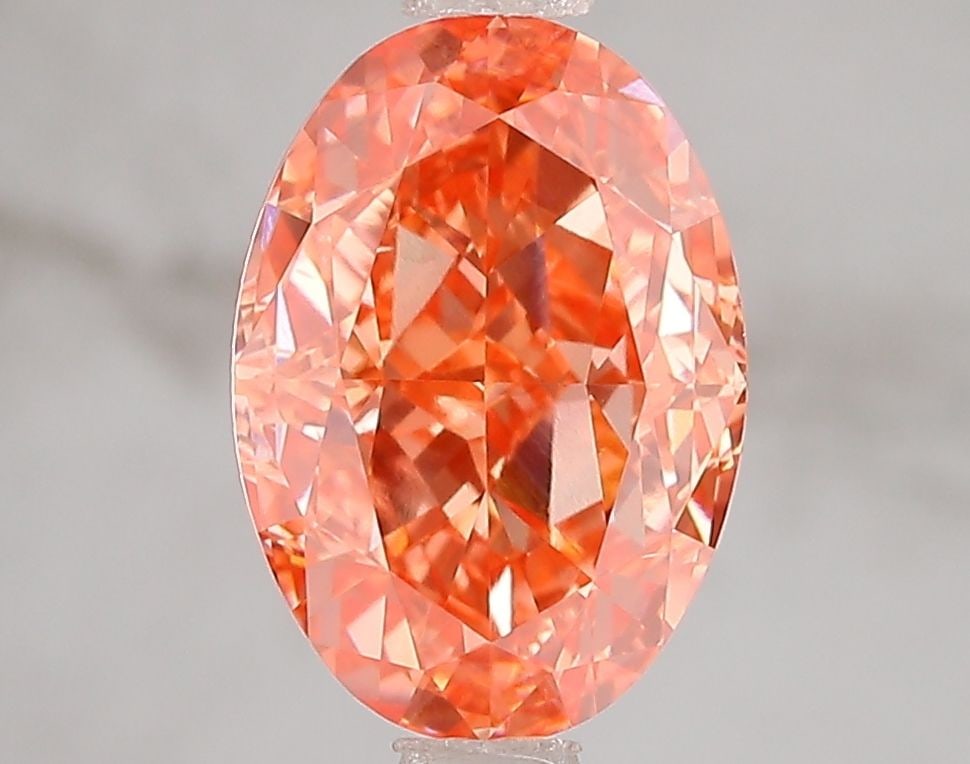 Loose Diamond - OVAL 3.04ct Fancy Vivid Pink VS1