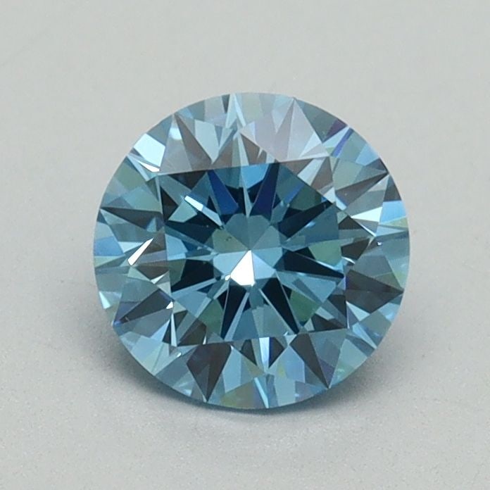 Ideal Loose Diamond - ROUND 0.83ct Fancy Vivid Blue VS1