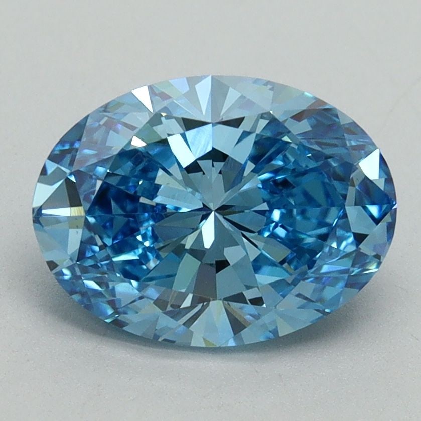 Loose Diamond - OVAL 2.04ct Fancy Vivid Blue VS1