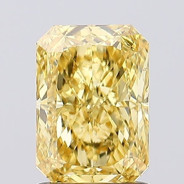 Loose Diamond - RADIANT 1.52ct Fancy Vivid Yellow VS1