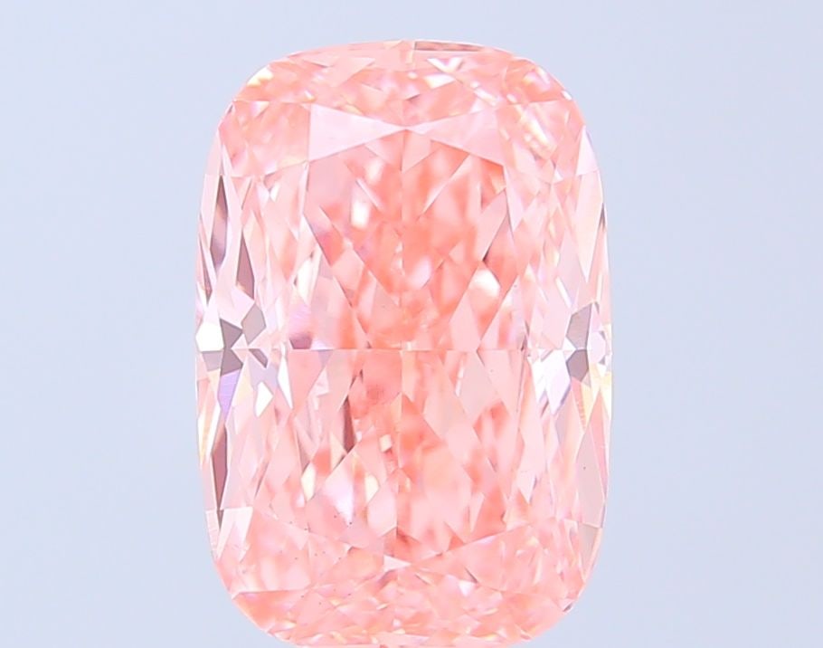 Loose Diamond - CUSHION MODIFIED 5.01ct Fancy Vivid Pink VS1