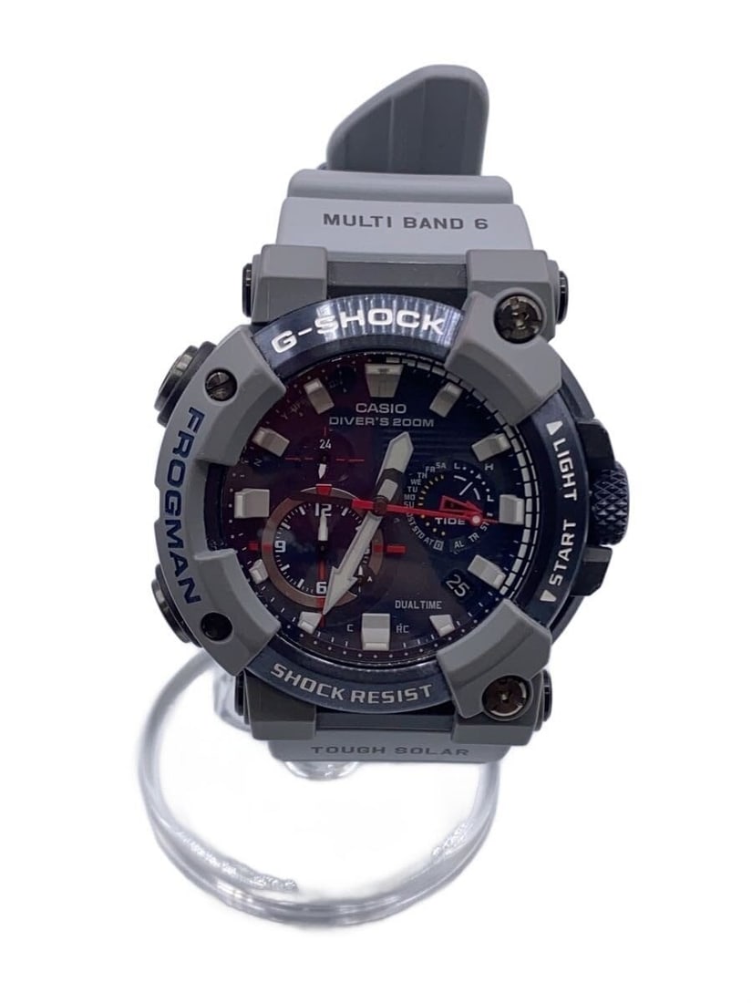 Casio G Shock Black Rubber Men's Wristwatch GWF A1000RN 8AJR: Casio G Shock Black Rubber Men's Wristwatch GWF A1000RN 8AJR This CASIO G-SHOCK GWF-A1000RN-8AJR men's wristwatch features a robust black rubber construction, designed for durability and comfort. Made