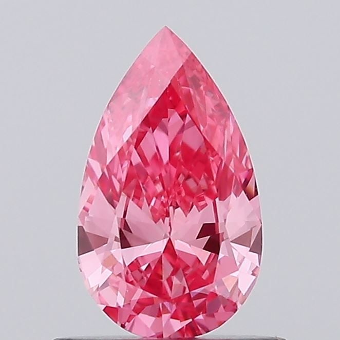 Loose Diamond - PEAR 0.6ct Fancy Vivid Pink VVS2