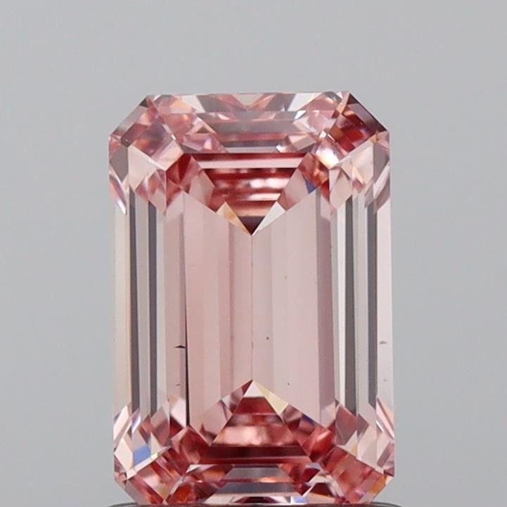Loose Diamond - EMERALD 1.2ct Fancy Intense Pink VS2