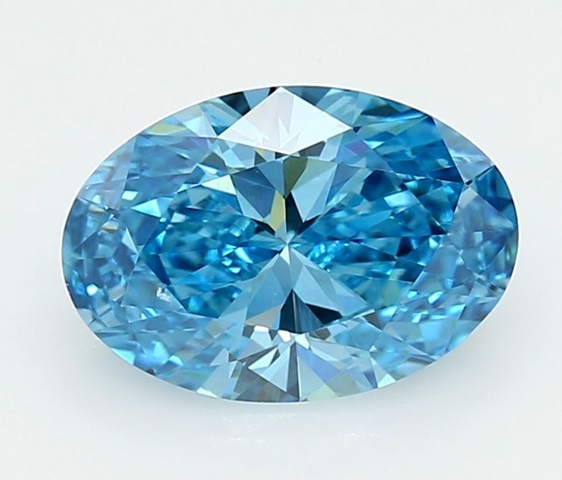 Loose Diamond - OVAL 2.01ct Fancy Vivid Blue VVS2