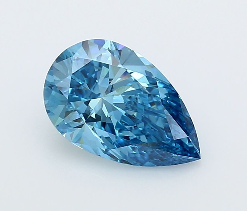 Loose Diamond - PEAR 2.0ct Fancy Vivid Blue VVS2
