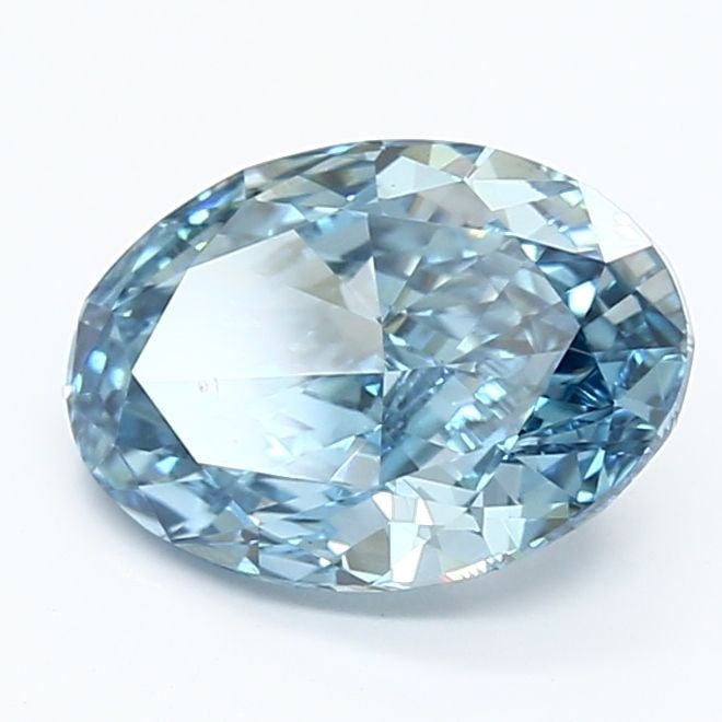 Loose Diamond - OVAL 2.38ct Fancy Vivid Blue VS1