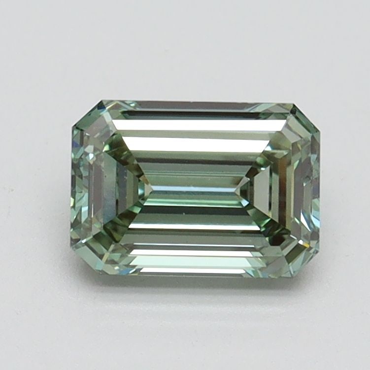 Loose Diamond - EMERALD 1.0ct Fancy Intense Green VS1