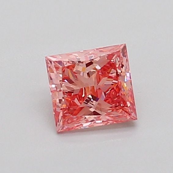 Loose Diamond - PRINCESS 0.48ct Fancy Vivid Pink VS2