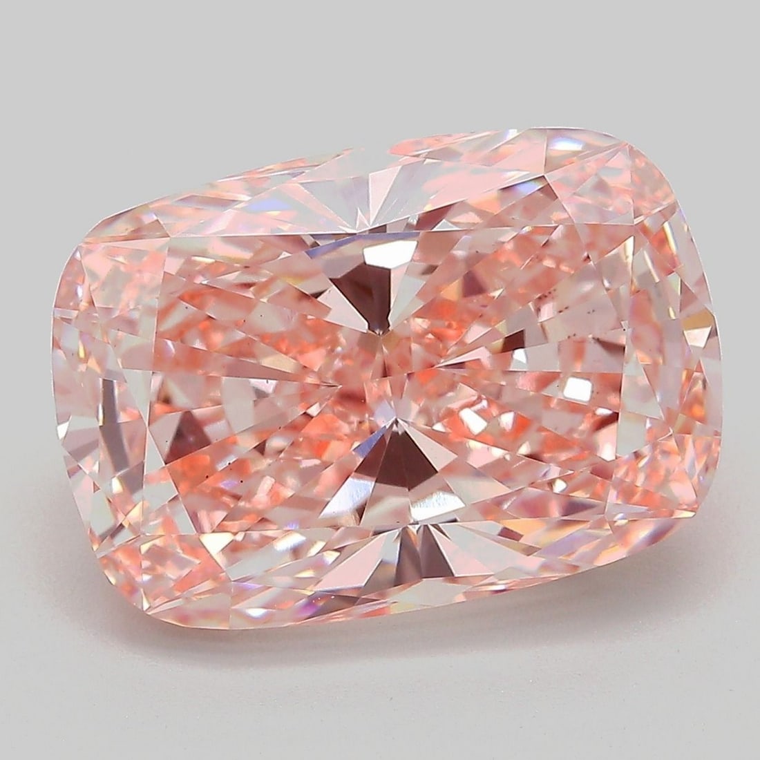 Loose Diamond - CUSHION MODIFIED 8.08ct Fancy Intense Pink VS1