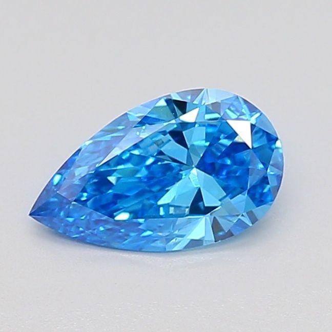 Loose Diamond - PEAR 0.71ct Fancy Vivid Blue VS1