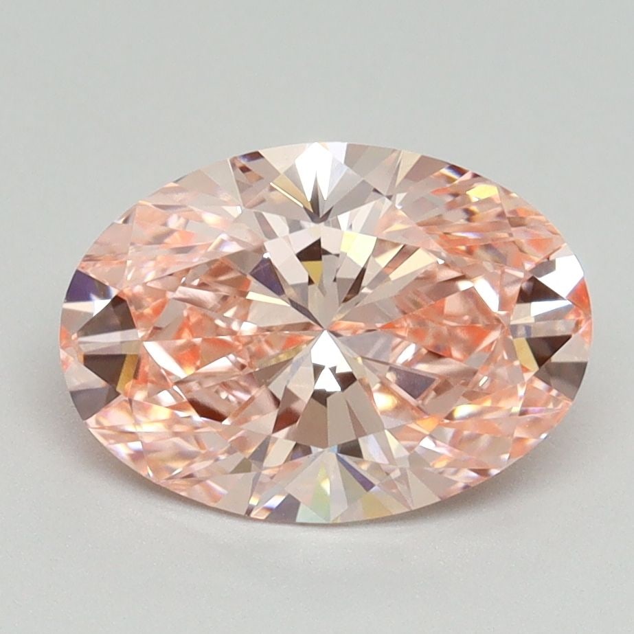 Loose Diamond - OVAL 2.19ct Fancy Vivid Pink VVS2