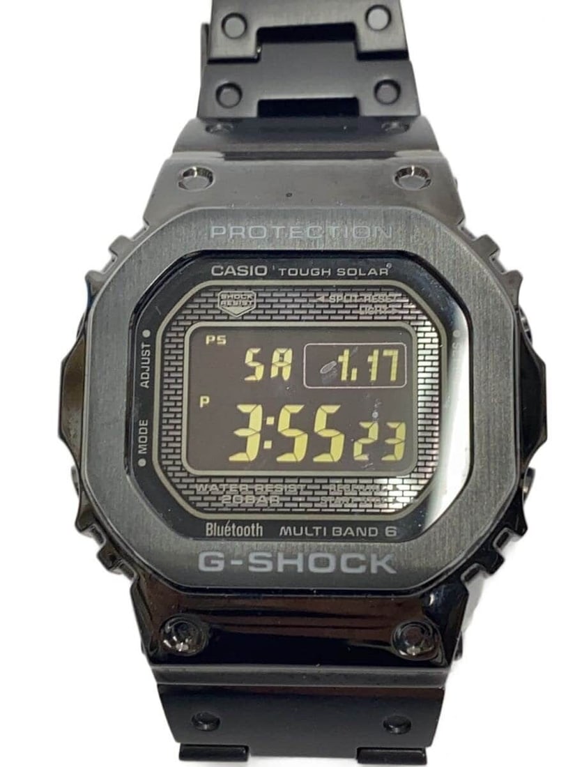 CASIO G-SHOCK GMW-B5000GD-1JF Men's Wristwatch: CASIO G-SHOCK GMW-B5000GD-1JF Men's Wristwatch This CASIO G-SHOCK GMW-B5000GD-1JF men's wristwatch is a pre-owned timepiece originating from Japan. It features a robust design with a square case and d