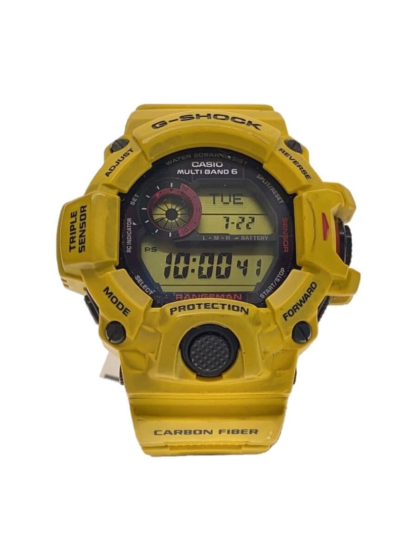 Casio G Shock GW-9430EJ-9JR Yellow Men's Wristwatch: Casio G Shock GW-9430EJ-9JR Yellow Men's Wristwatch This is a pre-owned CASIO G-SHOCK GW-9430EJ-9JR men's wristwatch, featuring a bold yellow color and durable construction. Manufactured in Japan, the