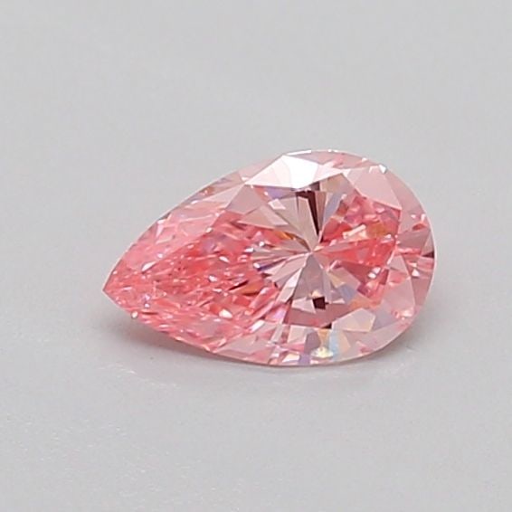 Loose Diamond - PEAR 0.32ct Fancy Vivid Pink VS2