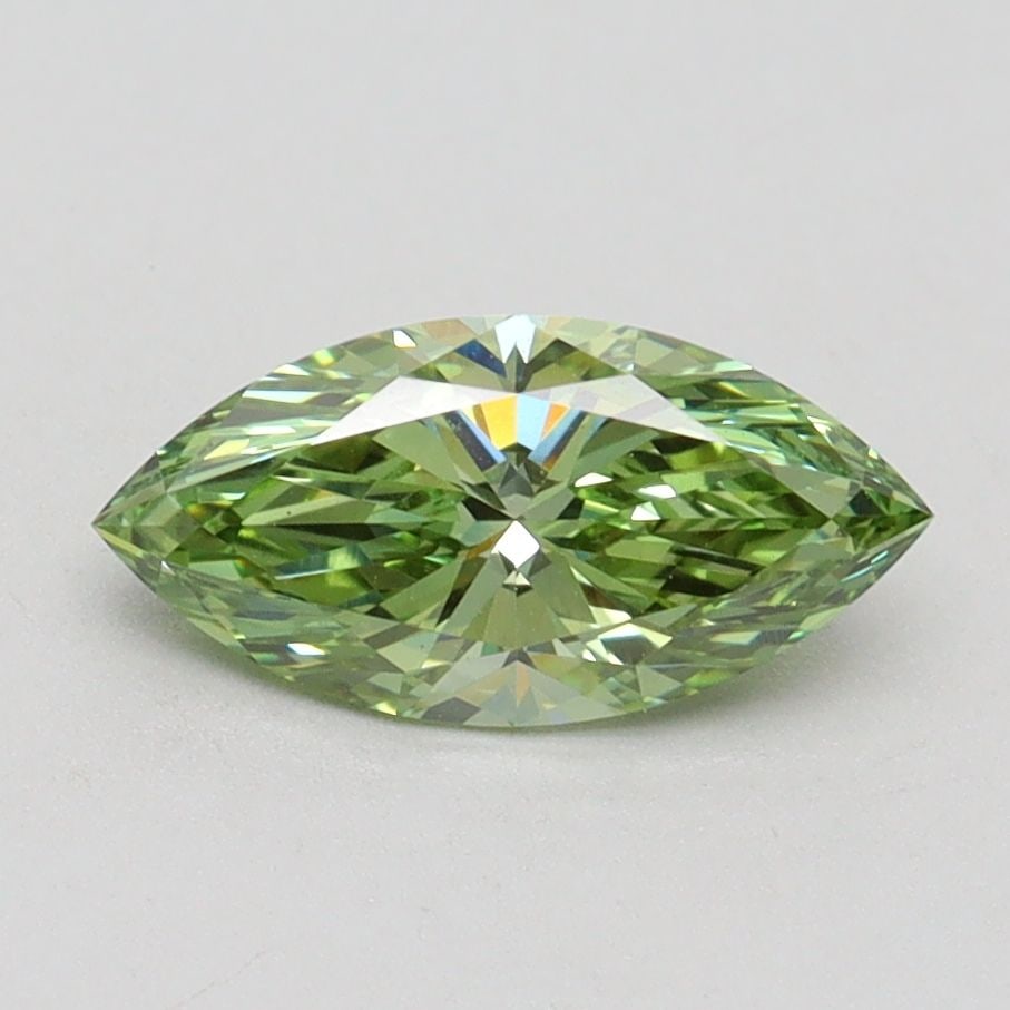 Loose Diamond - MARQUISE 0.94ct Fancy Vivid Green VS1