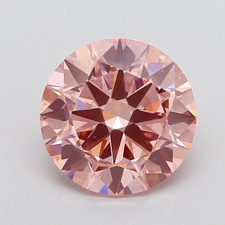 Loose Diamond - ROUND 5.13ct Fancy Intense Pink SI1