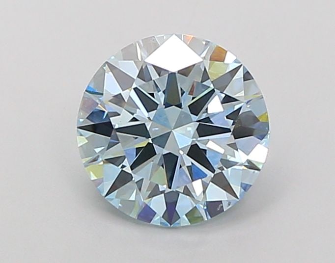 Loose Diamond - ROUND 2.14ct Fancy Intense Blue VS1