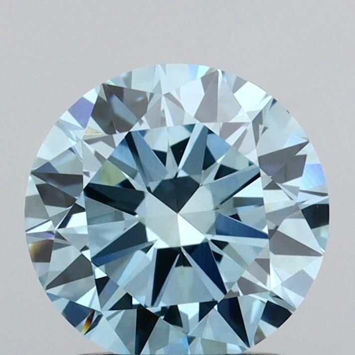 Loose Diamond - ROUND 1.5ct Fancy Vivid Blue VVS2